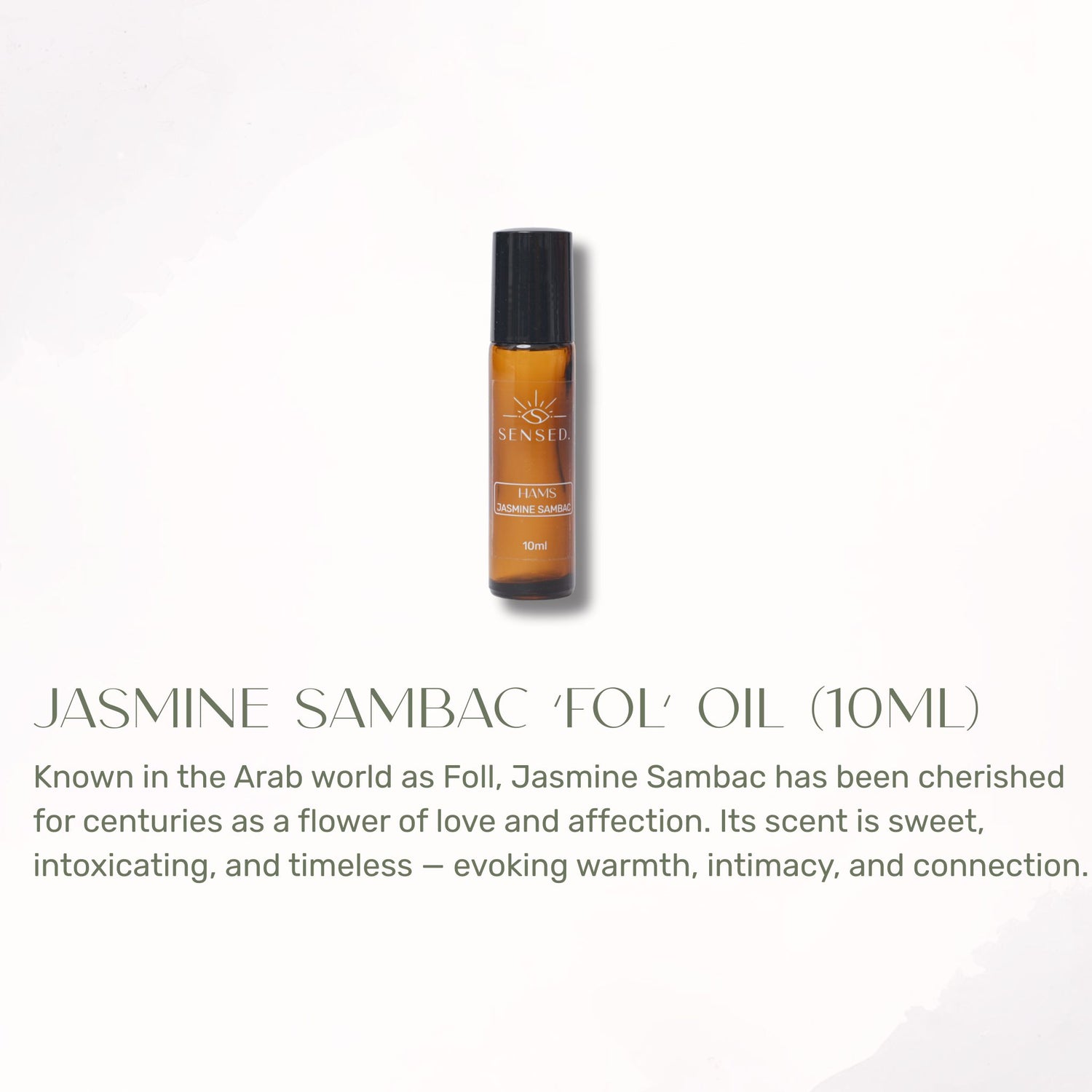 Jasmine sambac essential oil from the Hams sensory gift box Kuwait.