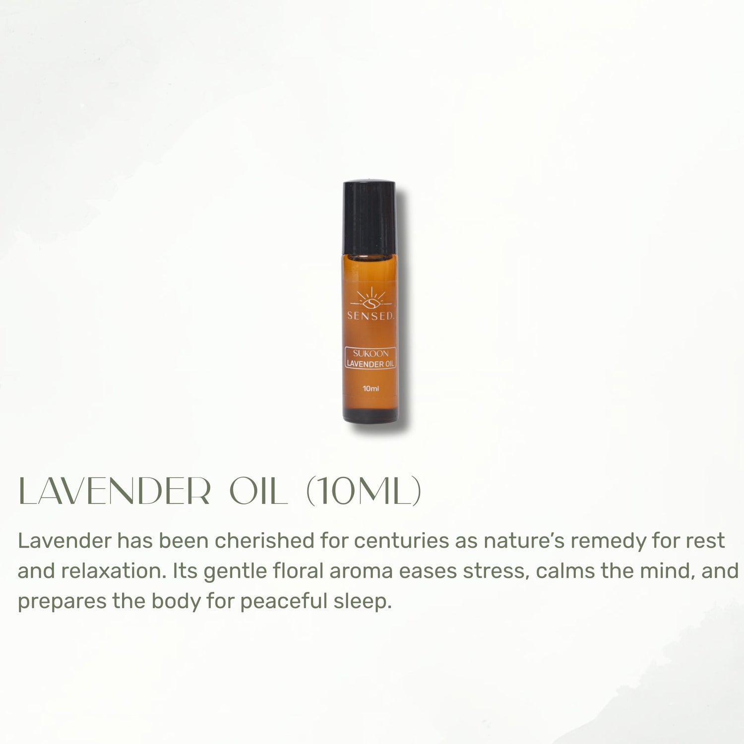 Lavender essential oil from the Sukoon calming ritual gift box Kuwait.